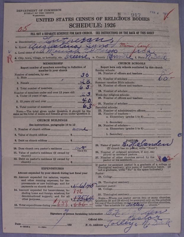 Scan of Evangelical Lutheran Augustana Synod of North America: 917