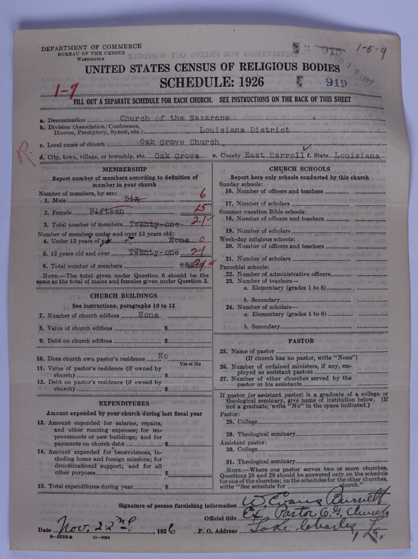 Scan of Church of the Nazarene: 919