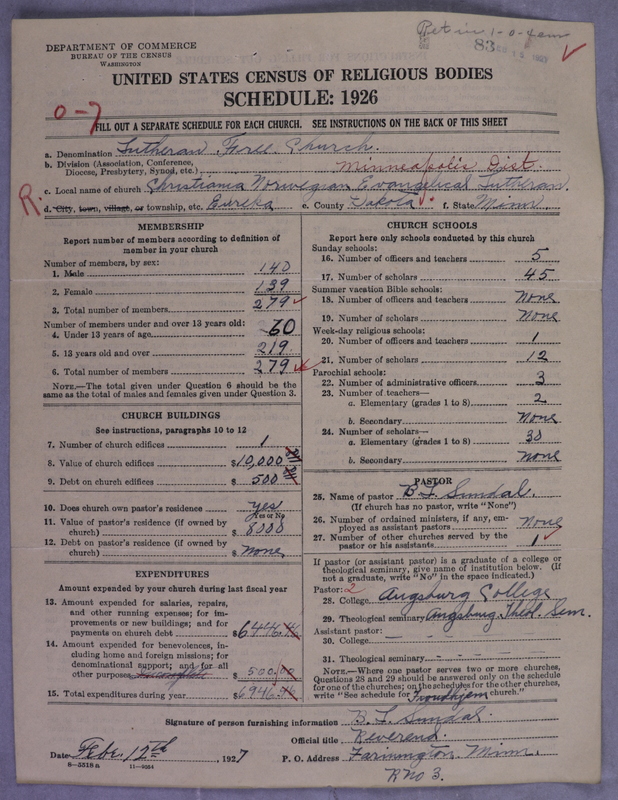 Scan of Lutheran Free Church: 83