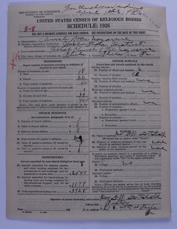 Scan of Church of the Nazarene: 105