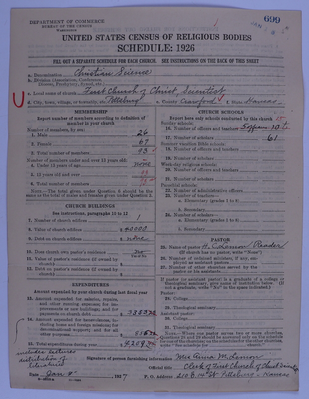 Scan of Church of Christ, Scientist: 699
