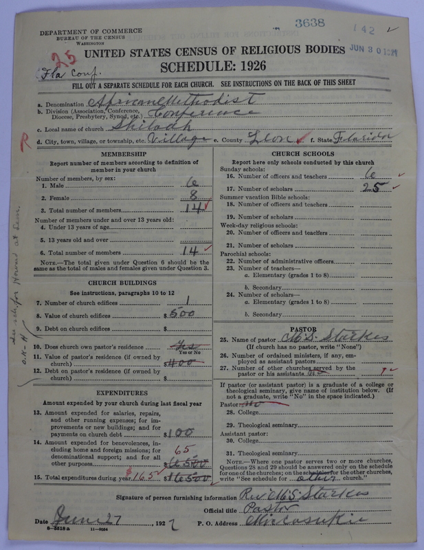 Scan of African Methodist Episcopal Church: 3638