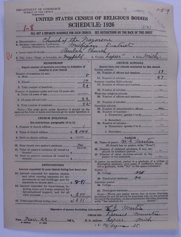 Scan of Church of the Nazarene: 390