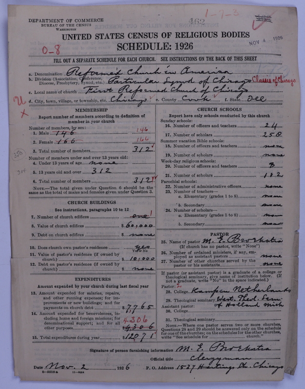 Scan of Reformed Church in America: 462