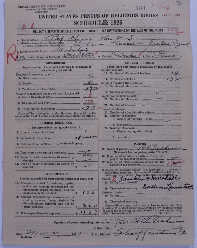 Scan of Reformed Church in the United States: 134