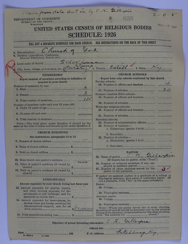 Scan of Church of God (Headquarters, Anderson, Ind.): 633