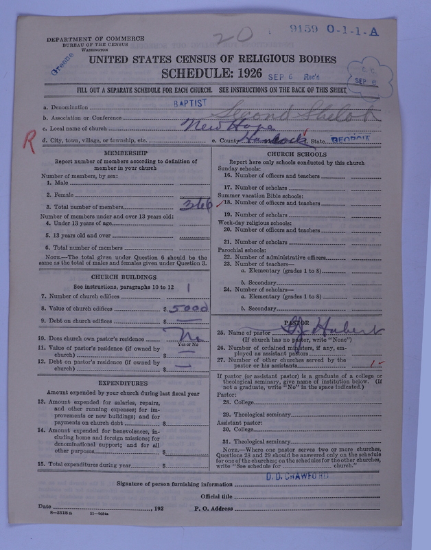 Scan of Negro Baptists: 9159