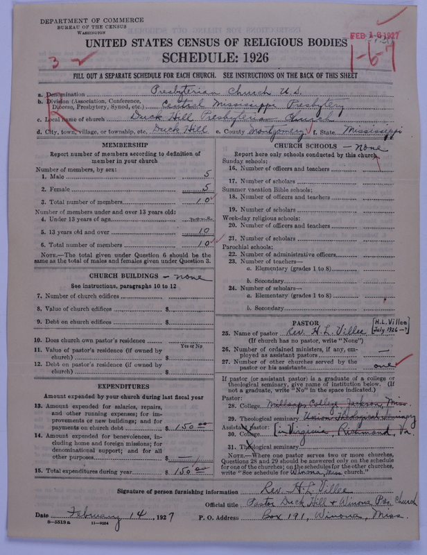 Scan of Presbyterian Church in the United States: 2720