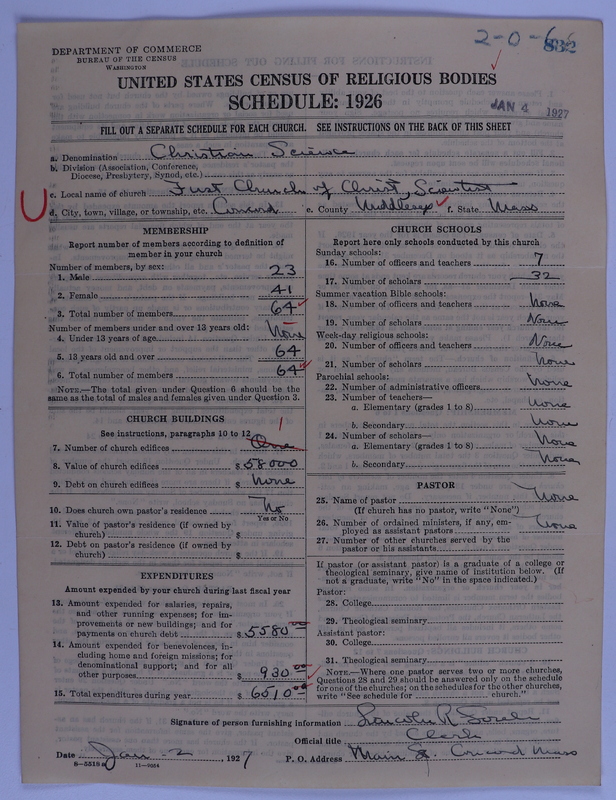 Scan of Church of Christ, Scientist: 832