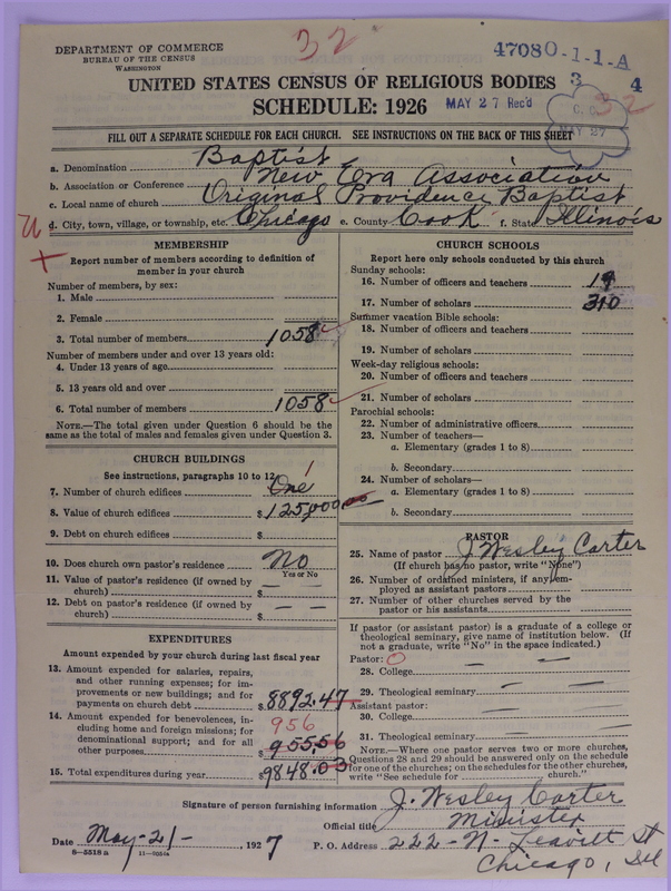 Scan of Negro Baptists: 4708