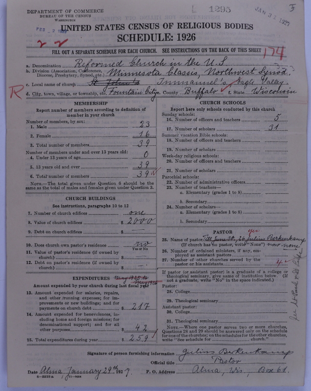 Scan of Reformed Church in the United States: 1295