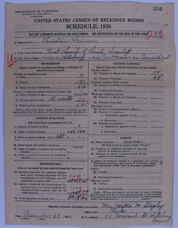 Scan of Church of Christ, Scientist: 334