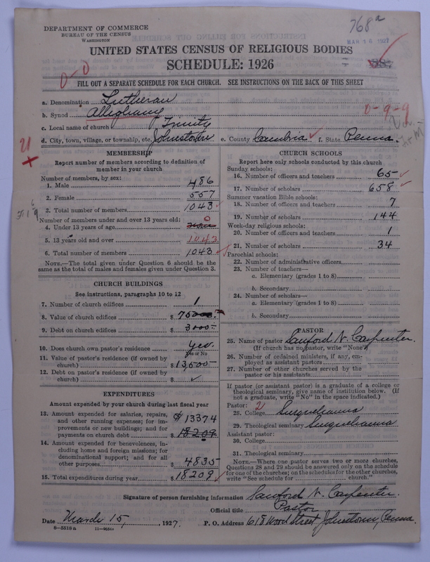Scan of United Lutheran Church in America: 768a