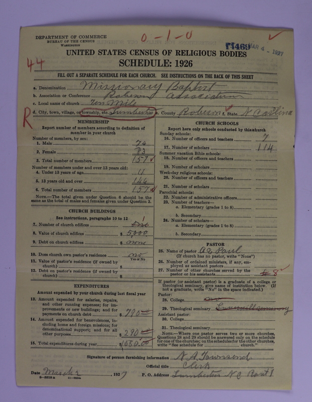 Scan of Southern Baptist Convention: 14469