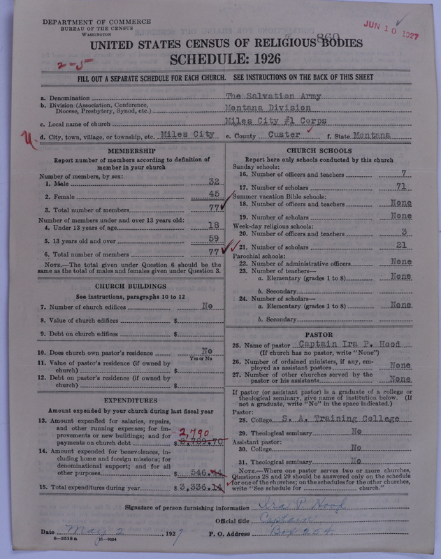 Scan of Salvation Army: 860