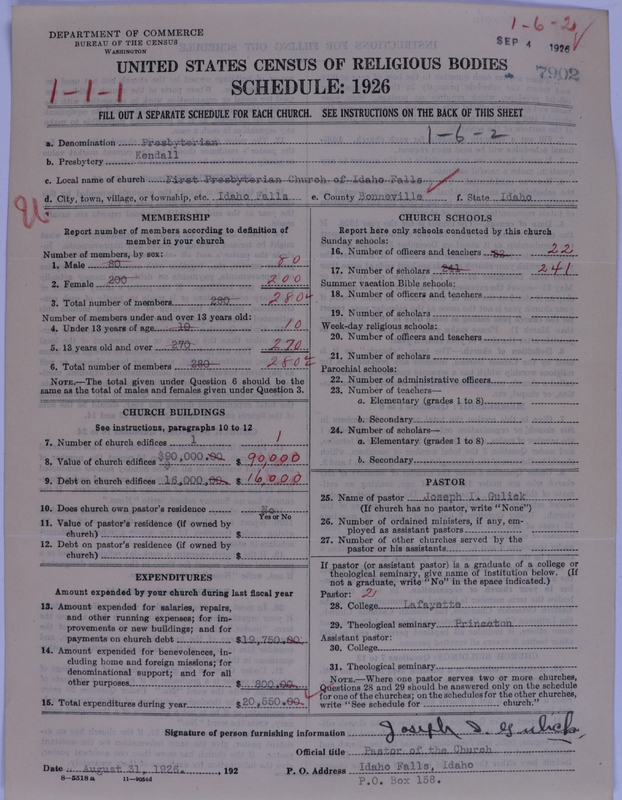 Scan of Presbyterian Church in the United States of America: 7902