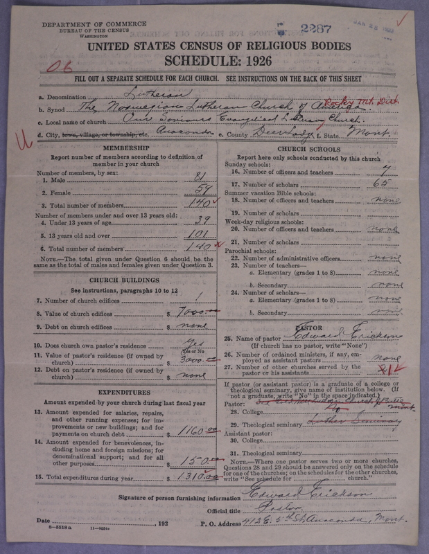 Scan of Norwegian Lutheran Church of America: 2287