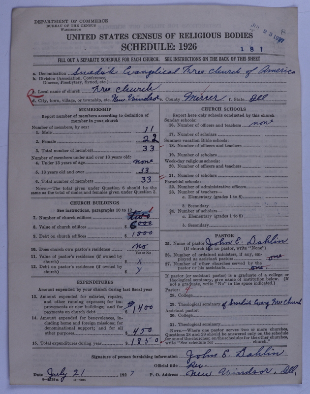 Scan of Swedish Evangelical Free Church of the United States of America: 8