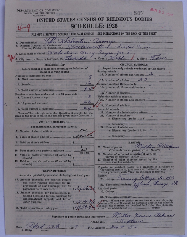 Scan of Salvation Army: 857