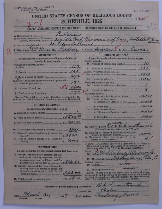 Scan of United Lutheran Church in America: 1634