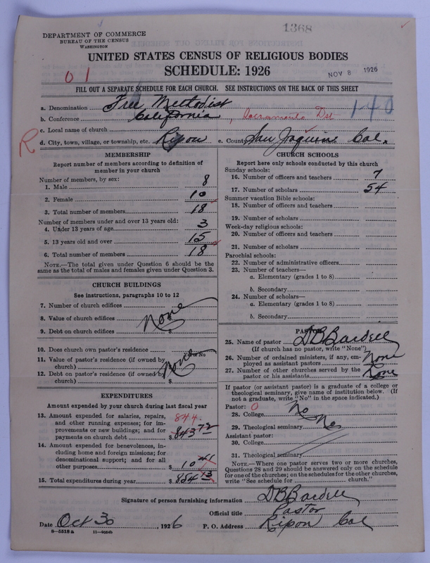 Scan of Free Methodist Church of North America: 1368