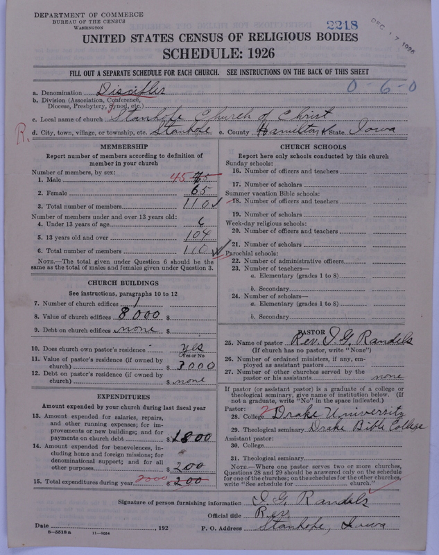 Scan of Disciples of Christ: 2218