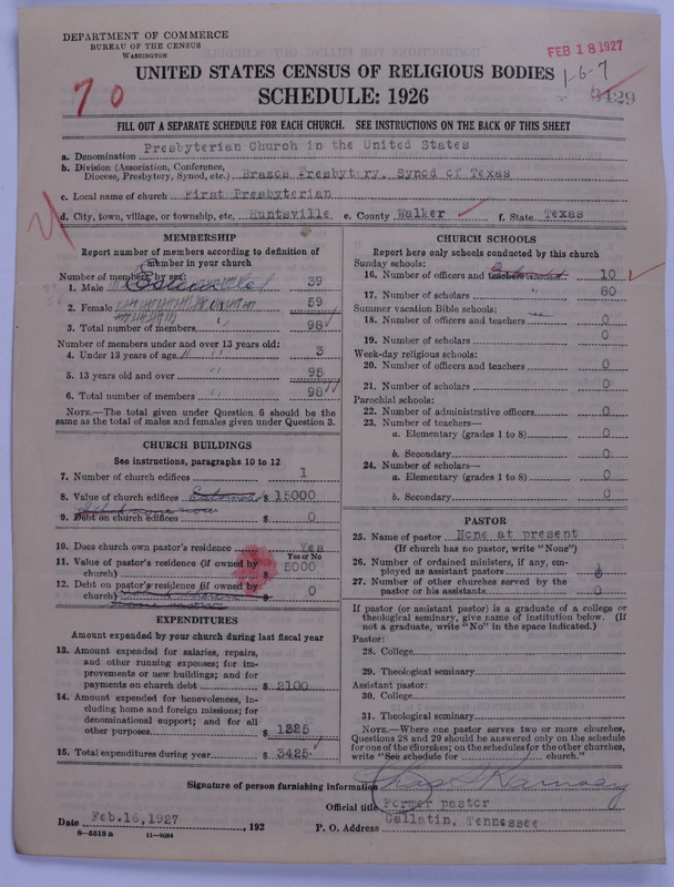 Scan of Presbyterian Church in the United States: 3429