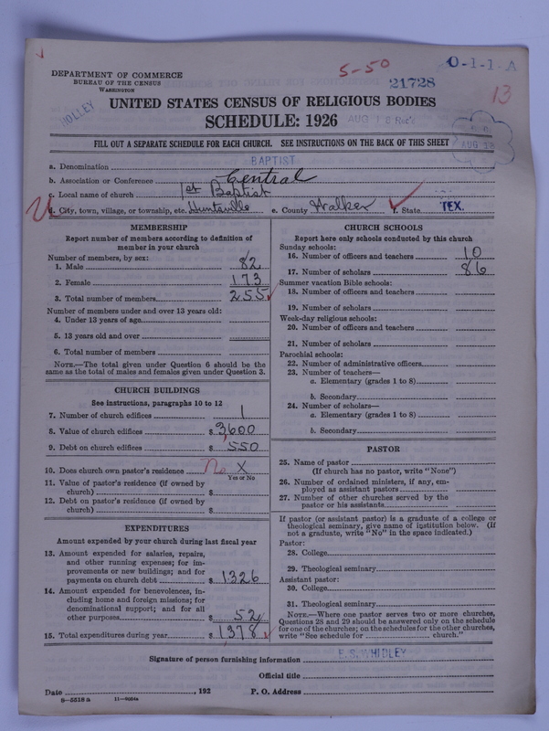 Scan of Negro Baptists: 21728