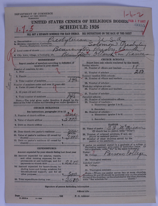 Scan of Presbyterian Church in the United States of America: 6055