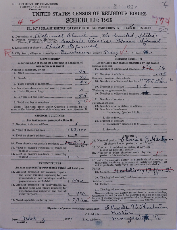 Scan of Reformed Church in the United States: 697