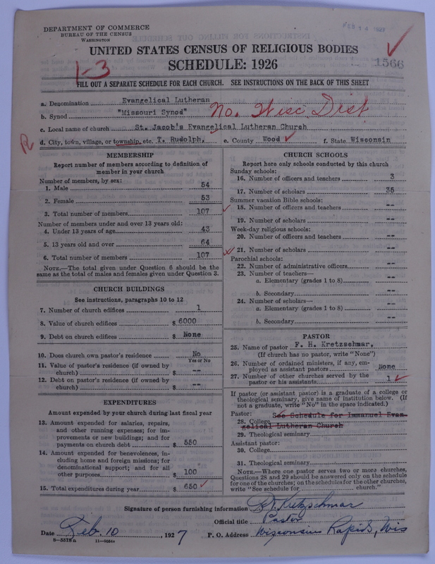 Scan of Evangelical Lutheran Synodical Conference of America: Evangelical Lutheran Synod of Missouri, Ohio, and Other States: 1566