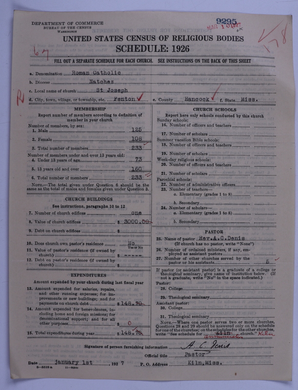 Scan of Roman Catholic Church: 9295