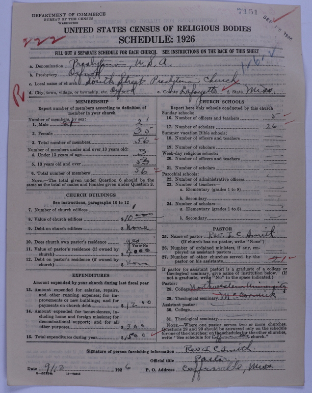 Scan of Presbyterian Church in the United States of America: 7151