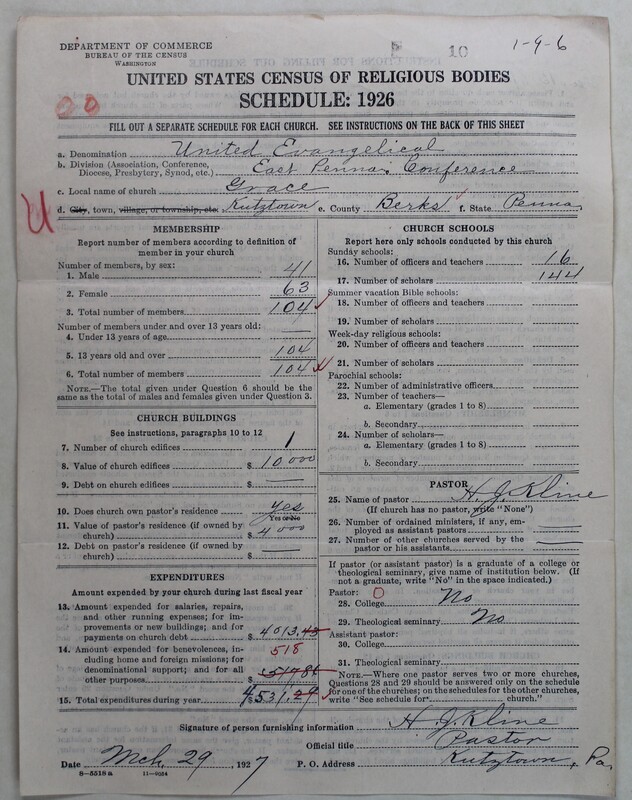 Scan of Evangelical Congregational Church: 10