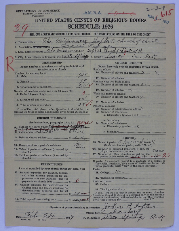 Scan of Landmark Baptist of America: 615