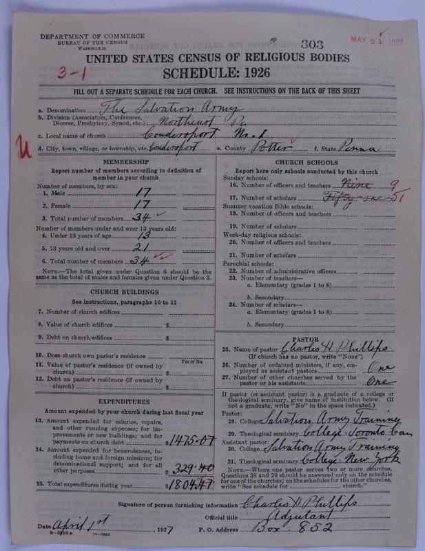 Scan of Salvation Army: 303