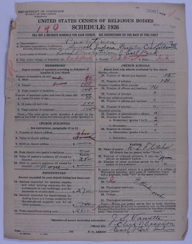 Scan of Presbyterian Church in the United States of America: 3087