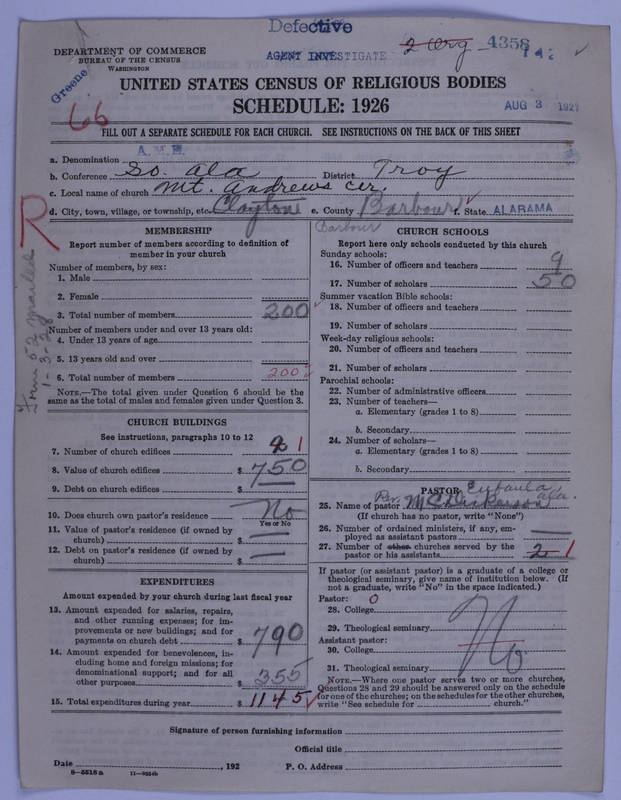 Scan of African Methodist Episcopal Church: 4358