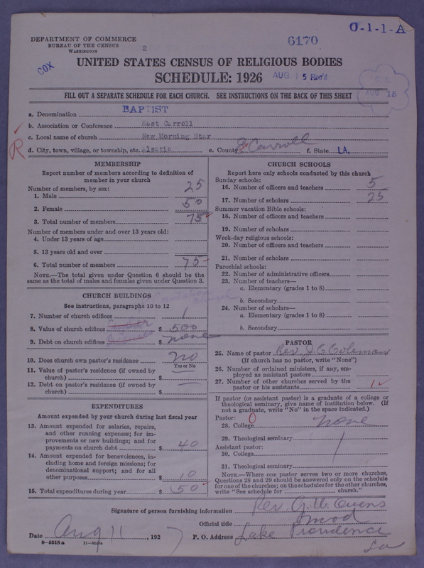 Scan of Negro Baptists: 6170