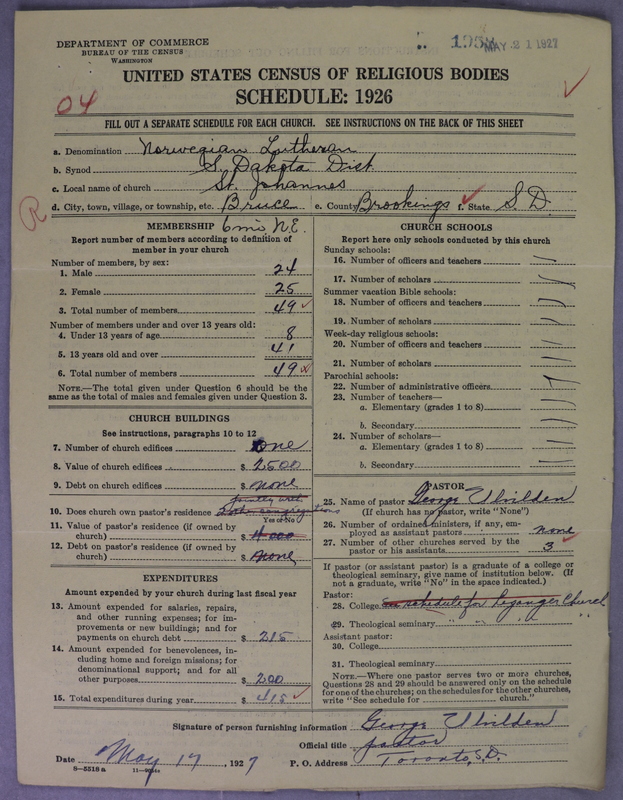 Scan of Norwegian Lutheran Church of America: 1958