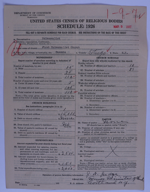 Scan of Universalist Church: 264