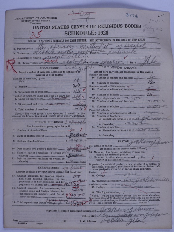 Scan of African Methodist Episcopal Church: 3714