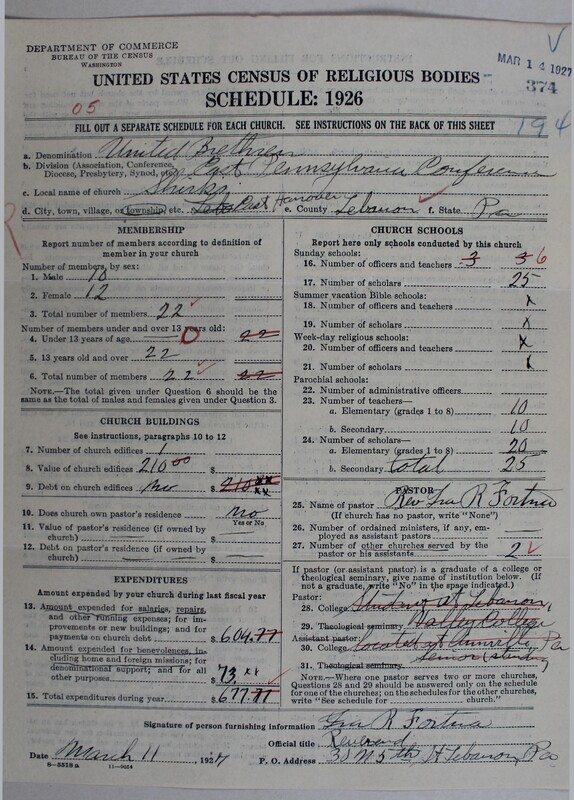 Scan of Church of the United Brethren in Christ: 374
