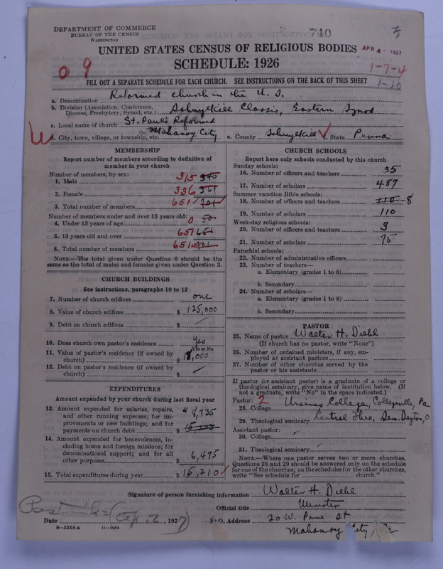 Scan of Reformed Church in the United States: 740
