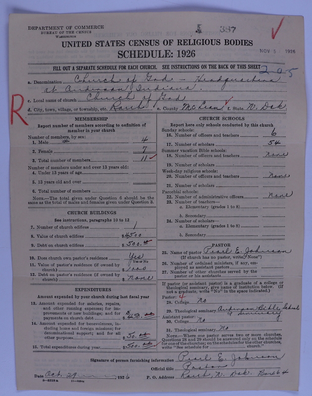 Scan of Church of God (Headquarters, Anderson, Ind.): 387
