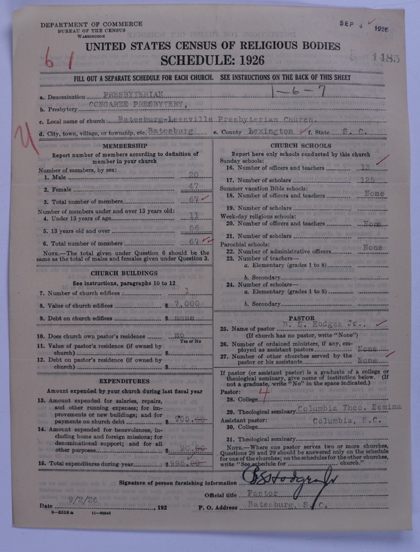 Scan of Presbyterian Church in the United States: 1485