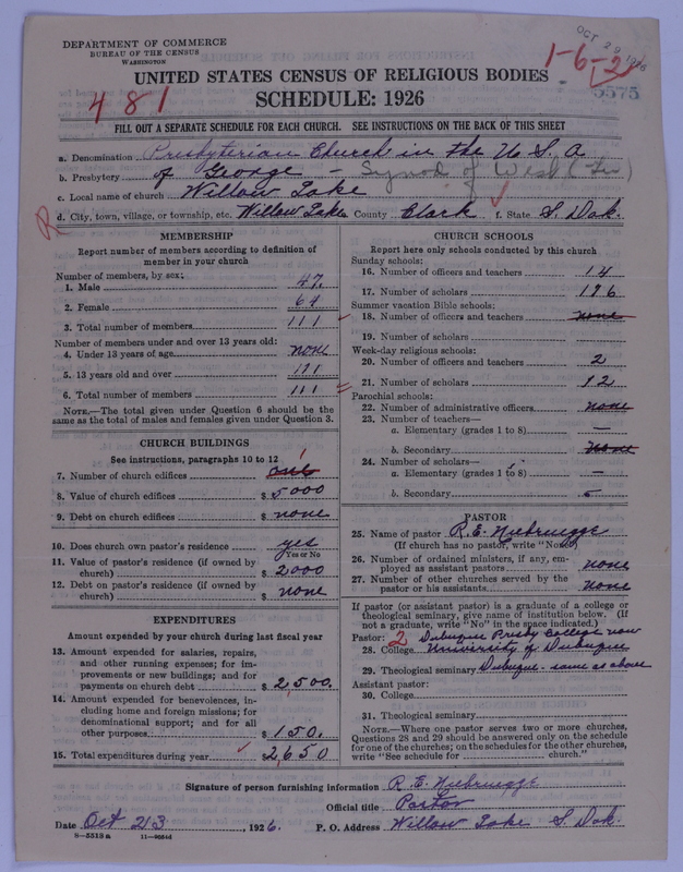 Scan of Presbyterian Church in the United States of America: 5575