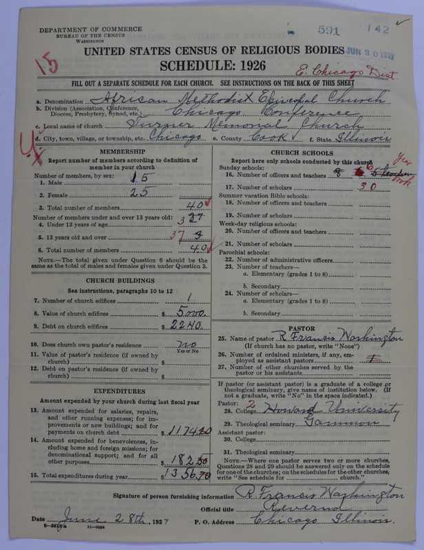 Scan of African Methodist Episcopal Church: 591