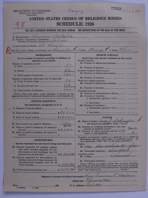 Scan of Roman Catholic Church: 6722