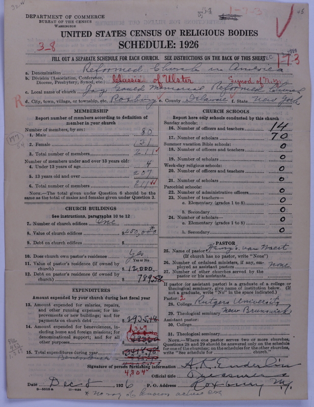 Scan of Reformed Church in America: 54